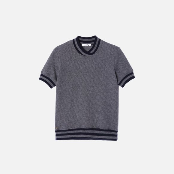 LACOSTE $200 sweater polo TOP Sz 36 or S PREPPY CASUAL CHIC GORPCORE A REAL GEM - Picture 3 of 15